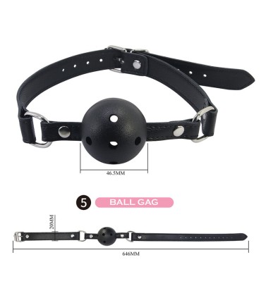 PRETTY LOVE 8 PIECE BDSM KIT BLACK
