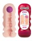 PRETTY LOVE FLORA VAGINA MASTURBATOR WITH SUCTION CUP AND INTERNAL TEXTURES