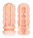 PRETTY LOVE SHERRY VAGINA MASTURBATOR WITH SUCTION CUP AND INTERNAL TEXTURES
