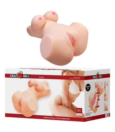 CRAZY BULL ANNIE XXL VAGINAL AND ANAL MASTURBATOR WITH BREASTS FLESH