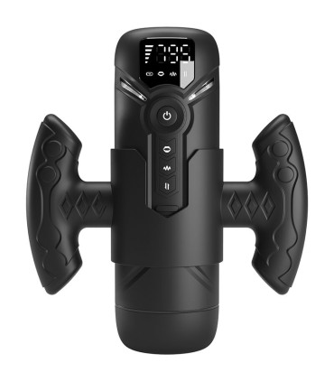 PRETTY LOVE AETOLA MULTIFUNCTION AUTOMATIC MASTURBATOR WITH HANDLE BLACK
