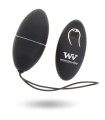 WOMANVIBE - ALSAN HUEVO CONTROL REMOTO NEGRO SILICONA NEGRO