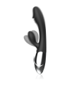 BLACK&SILVER - KALEB VIBRADOR RABBIT SILICON MILTI FUNCION