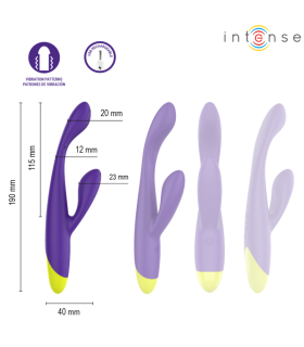 INTENSE PAOLO RECHARGEABLE RABBIT STIMULATOR FOR G SPOT AND CLITORIS
