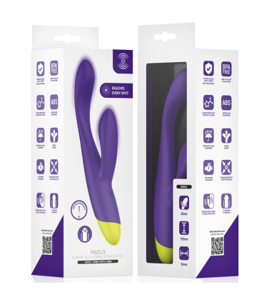 INTENSE PAOLO RECHARGEABLE RABBIT STIMULATOR FOR G SPOT AND CLITORIS