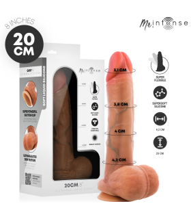 MR INTENSE GARY M ULTRA REALISTIC SILICONE COCK WITH TESTICLES 20 CM O 42 CM