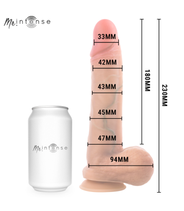 MR INTENSE GARY L ULTRA REALISTIC SILICONE COCK WITH TESTICLES 23 CM O 47 CM
