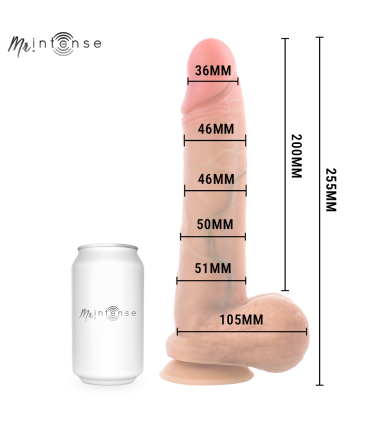 MR INTENSE GARY XL ULTRA REALISTIC SILICONE COCK WITH TESTICLES 255 CM O 51 CM