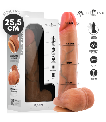MR INTENSE GARY XL ULTRA REALISTIC SILICONE COCK WITH TESTICLES 255 CM O 51 CM