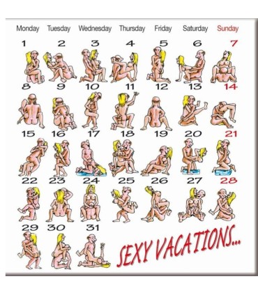 DIABLO PICANTE IMN CLAENDARIO KAMASUTRA