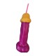 DIABLO PICANTE VASO PENE PLSTICO FUCSIA
