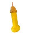 DIABLO PICANTE - VASO PENE PLSTICO AMARILLO