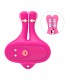 ARMONY RABBIT SHAPE VIBRATION MAGNETIC NIPPLE CLAMPS PINK