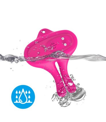ARMONY RABBIT SHAPE VIBRATION MAGNETIC NIPPLE CLAMPS PINK