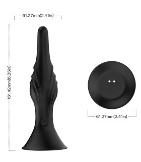 ARMONY VIBRATOR ANAL PLUG REMOTE CONTROL BLACK