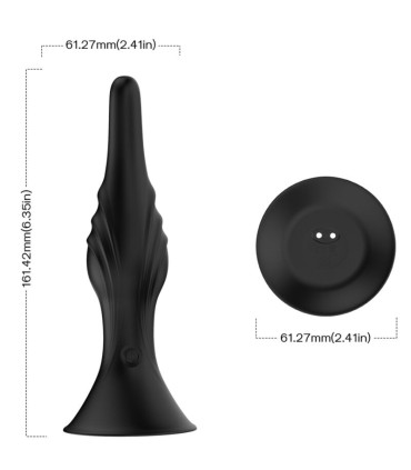 ARMONY VIBRATOR ANAL PLUG REMOTE CONTROL BLACK