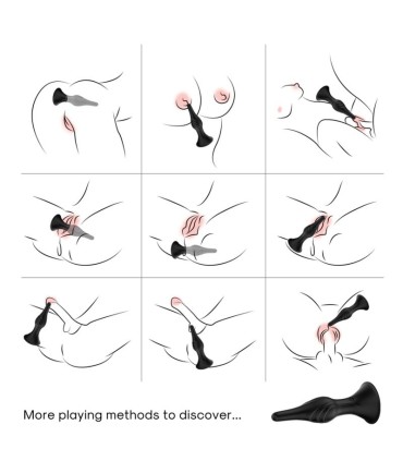 ARMONY VIBRATOR ANAL PLUG REMOTE CONTROL BLACK