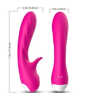 ARMONY ROMANCE VIBRATOR WITH STIMULATOR FUCHSIA