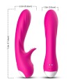 ARMONY - ROMANCE VIBRATOR WITH STIMULATOR FUCHSIA