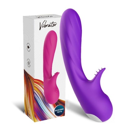 ARMONY ROMANCE VIBRATOR WITH STIMULATOR PURPLE