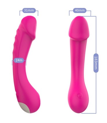 ARMONY DILDO VIBRATOR G SPOT SILICONE FUCHSIA