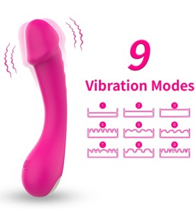 ARMONY DILDO VIBRATOR G SPOT SILICONE FUCHSIA