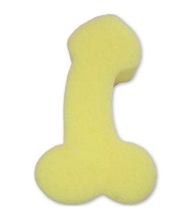 DIABLO PICANTE ESPONJA FORMA DE PENE AMARILLA