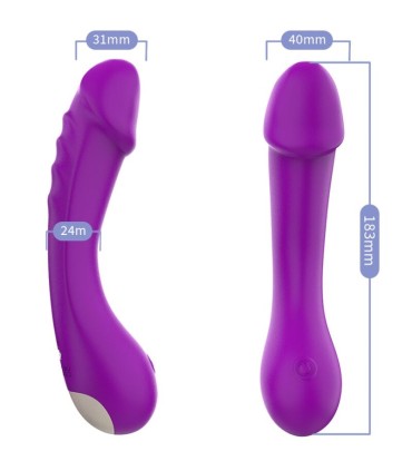 ARMONY DILDO VIBRATOR G SPOT SILICONE PURPLE