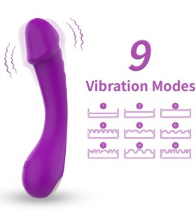 ARMONY DILDO VIBRATOR G SPOT SILICONE PURPLE