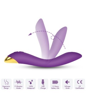 ARMONY FLAMINGO VIBRATOR MULTIPOSITION PURPLE