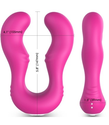 ARMONY SERAPH VIBRATOR DOUBLE REMOTE CONTROL FUCHSIA
