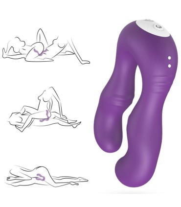 ARMONY SERAPH VIBRATOR DOUBLE REMOTE CONTROL PURPLE