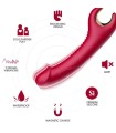 ARMONY - PRINCE DILDO VIBRATOR & ROTATOR RED