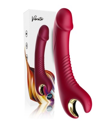 ARMONY PRINCE DILDO VIBRATOR ROTATOR RED