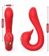 ARMONY DELFIN VIBRATOR MULTIPOSITION HEAT EFFECT RED