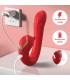 ARMONY DELFIN VIBRATOR MULTIPOSITION HEAT EFFECT RED