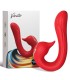 ARMONY DELFIN VIBRATOR MULTIPOSITION HEAT EFFECT RED