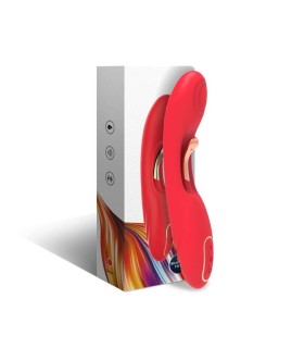 ARMONY VIBRATOR WITH OSCILLATING TONGUE RED