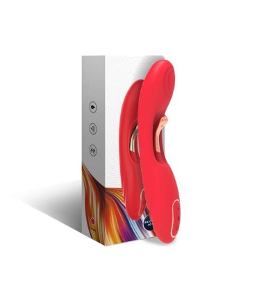 ARMONY VIBRATOR WITH OSCILLATING TONGUE RED