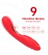 ARMONY VIBRATOR WITH OSCILLATING TONGUE RED