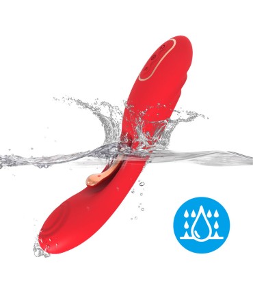 ARMONY VIBRATOR WITH OSCILLATING TONGUE RED