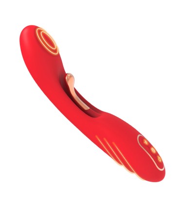 ARMONY VIBRATOR WITH OSCILLATING TONGUE RED
