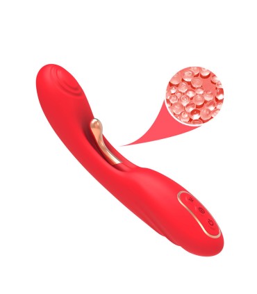 ARMONY VIBRATOR WITH OSCILLATING TONGUE RED