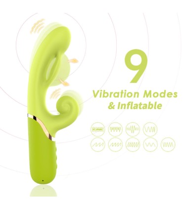 ARMONY INFLABE POINT A TO STIMULATOR VIBRATOR GREEN