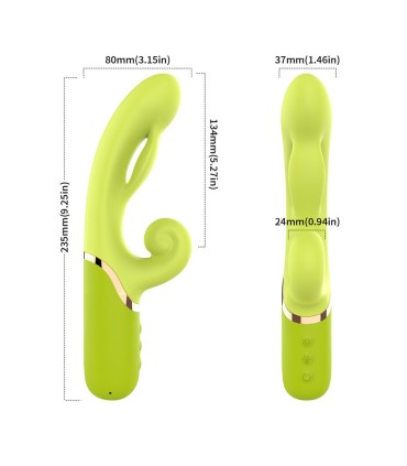 ARMONY INFLABE POINT A TO STIMULATOR VIBRATOR GREEN