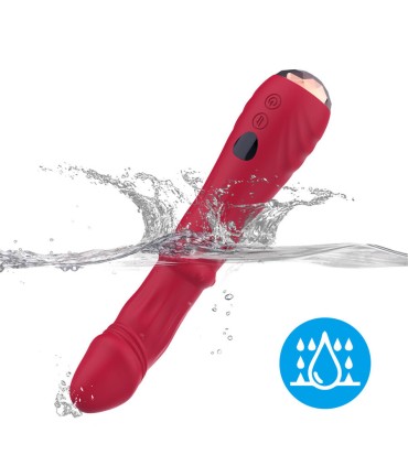 ARMONY THERMO ADJUSTABLE POINT A STIMULATOR VIBRATOR DILDO RED