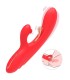 ARMONY G SPOT AND CLITORIS STIMULATOR VIBRATOR WITH OSCILLATING TONGUE RED