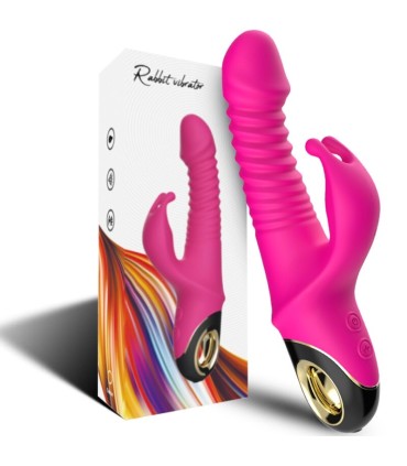 ARMONY ZING DILDO VIBRATOR RABBIT FUCHSIA