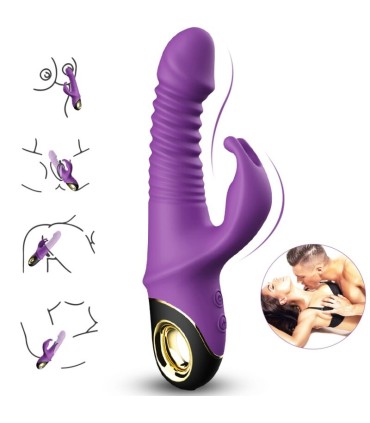 ARMONY ZING DILDO VIBRATOR RABBIT PURPLE