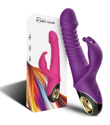 ARMONY ZING DILDO VIBRATOR RABBIT PURPLE